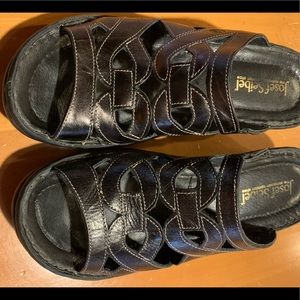 Black sandal. Joseph Seibel. size 39